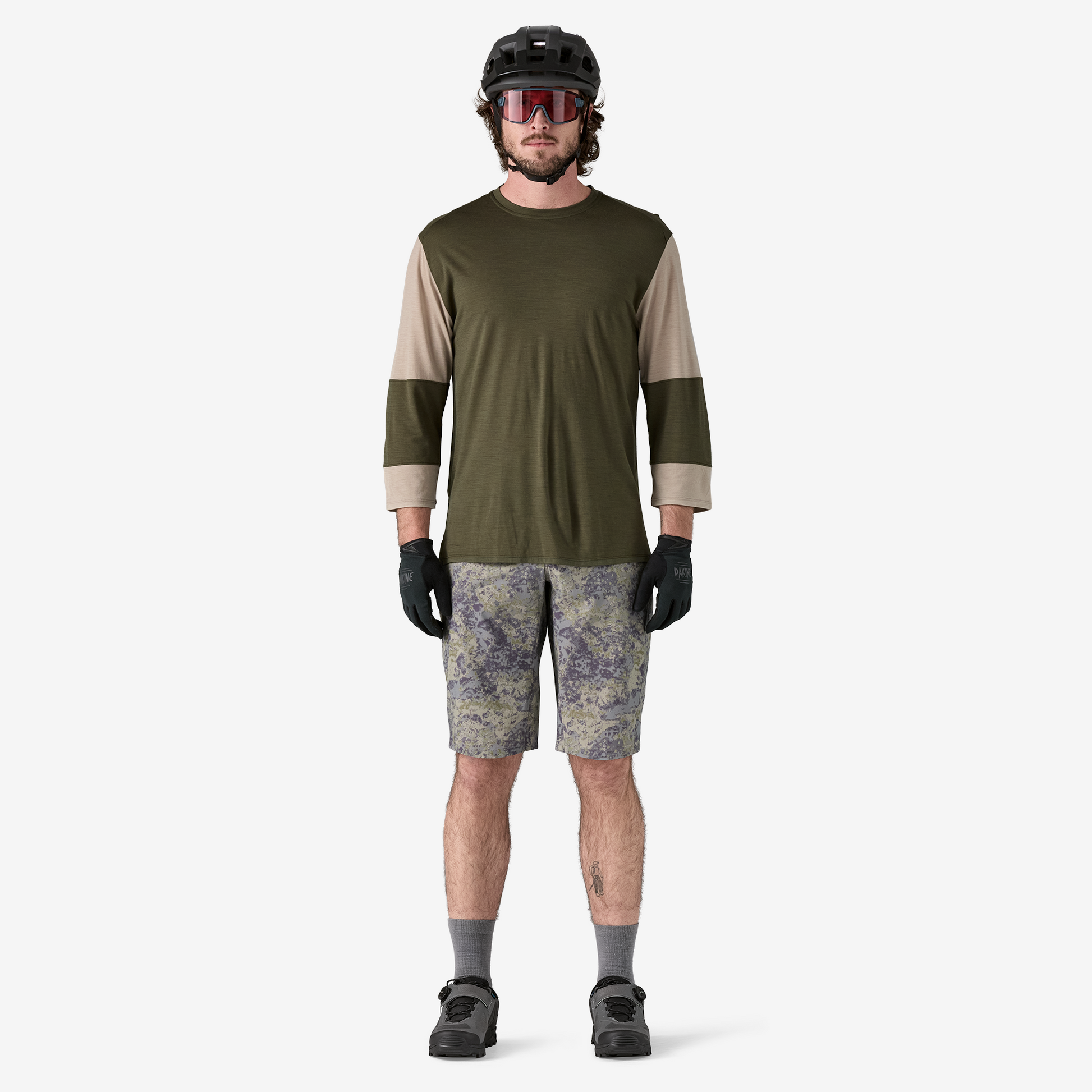 Polo Hombre Merino Blend 3/4-Sleeved Bike Jersey