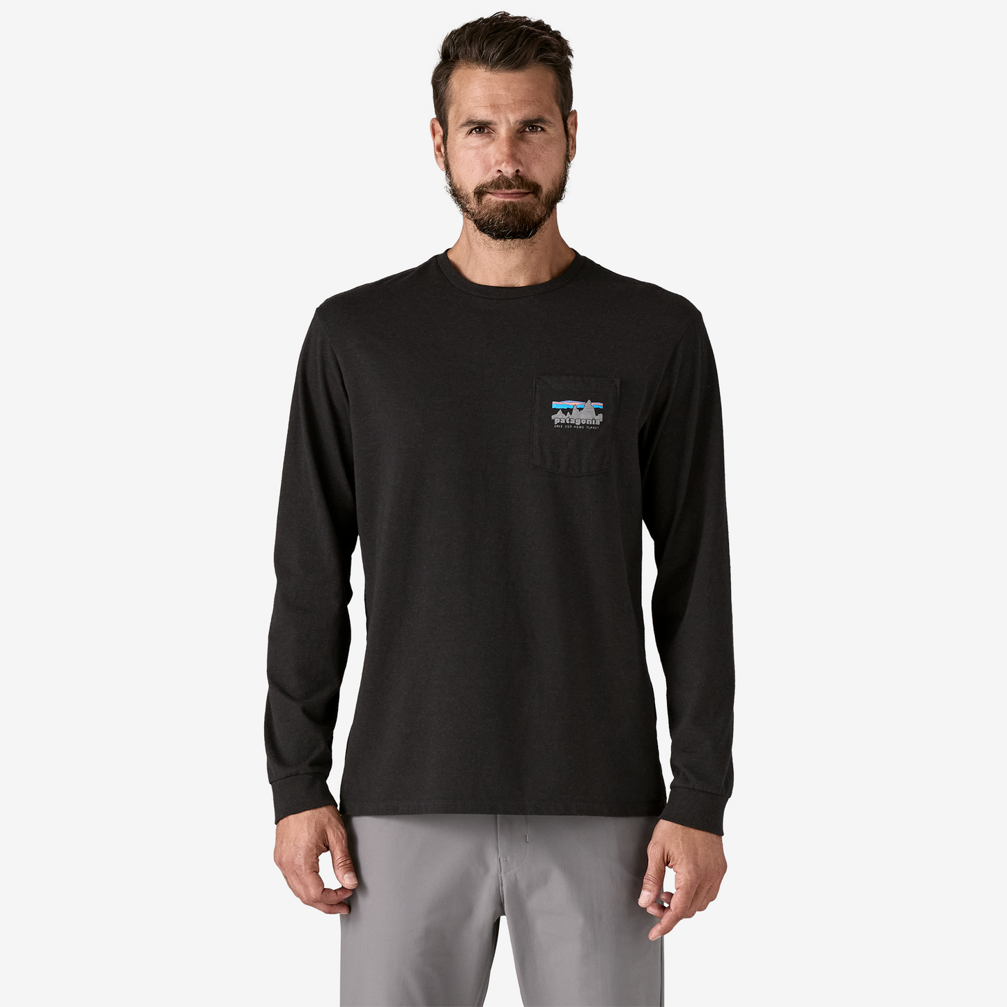 Polo Manga Larga Hombre 73 Skyline Pocket Responsibili-Tee