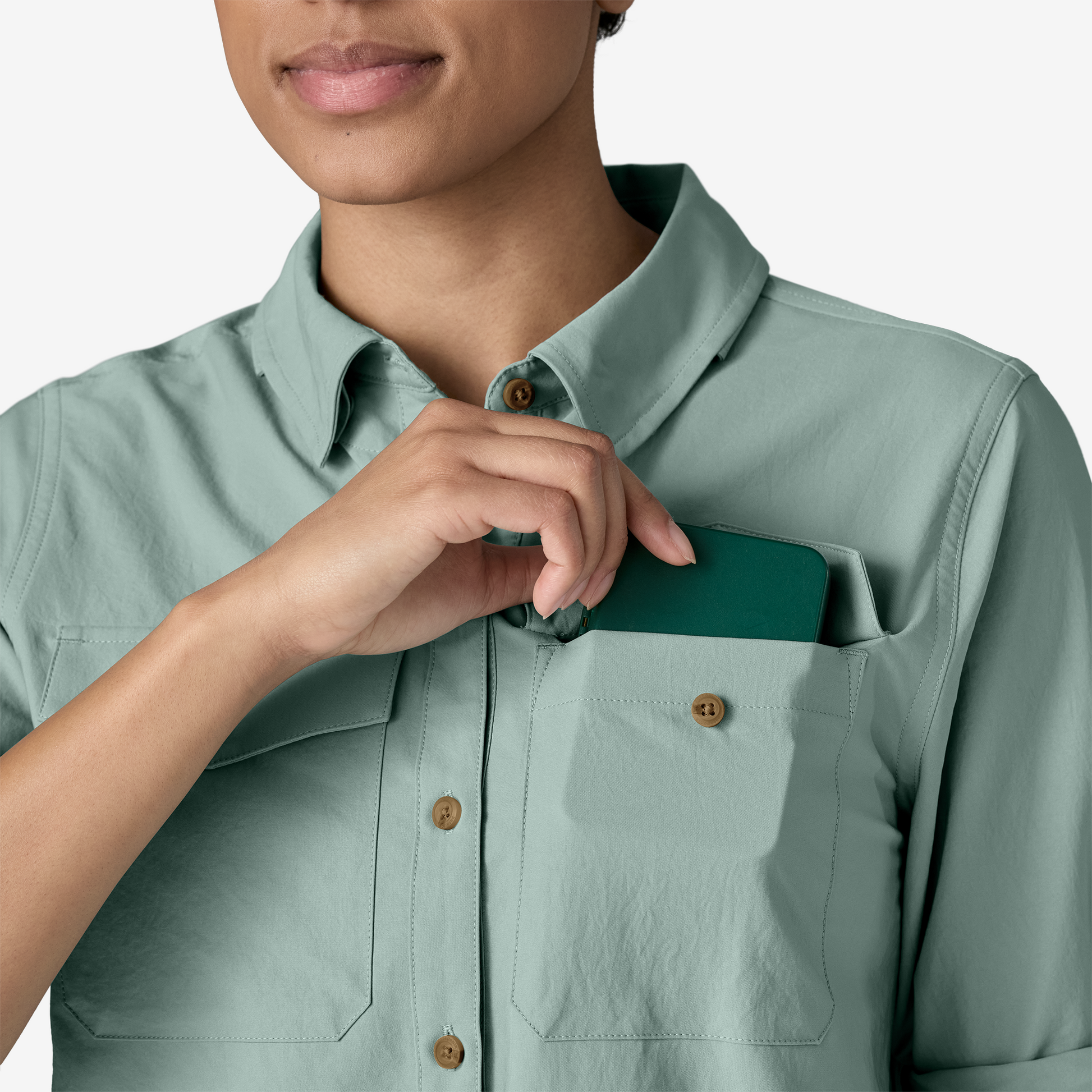 Camisa Manga Larga Mujer Self-Guided Sun Shirt