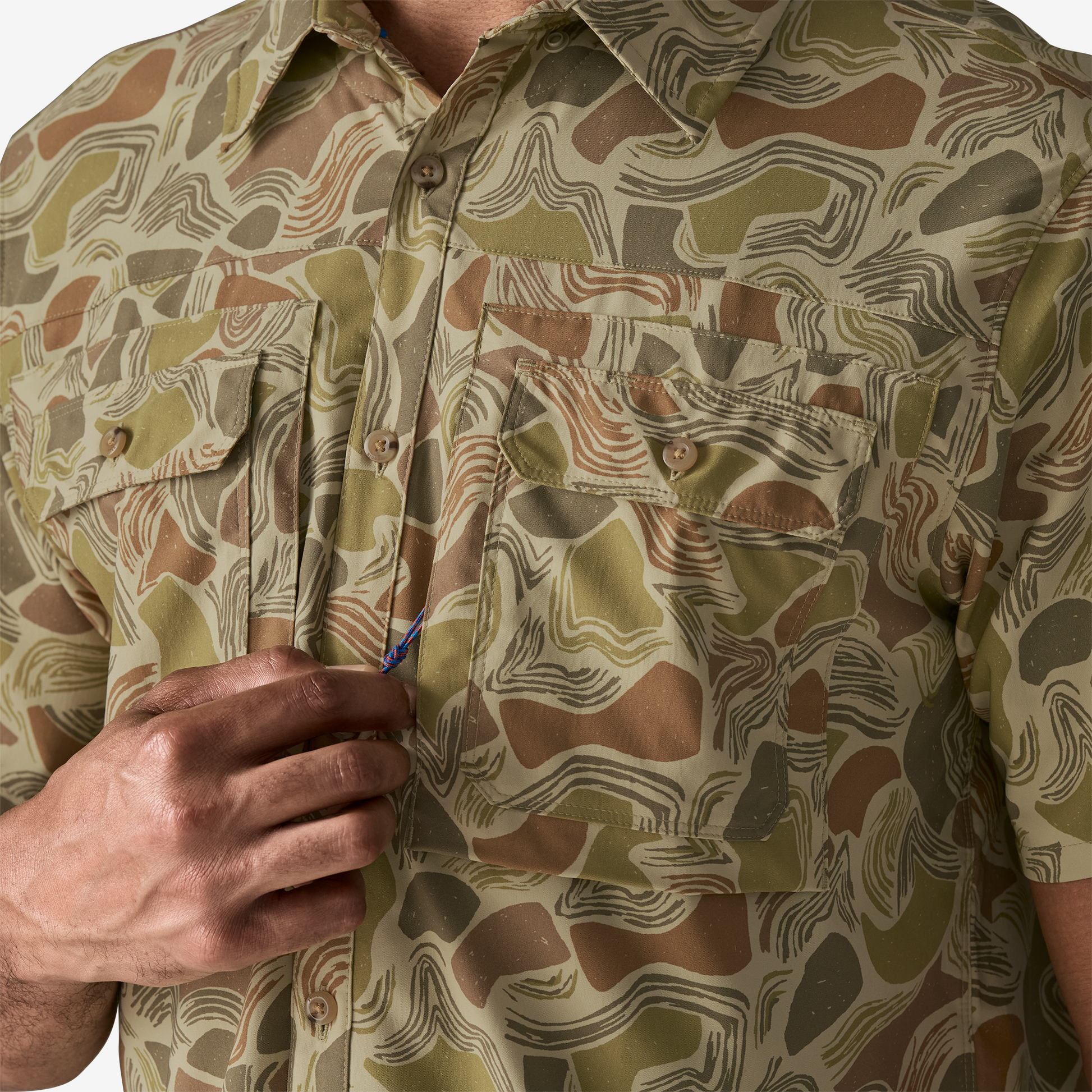Camisa Manga Corta Hombre Self-Guided Sun Shirt