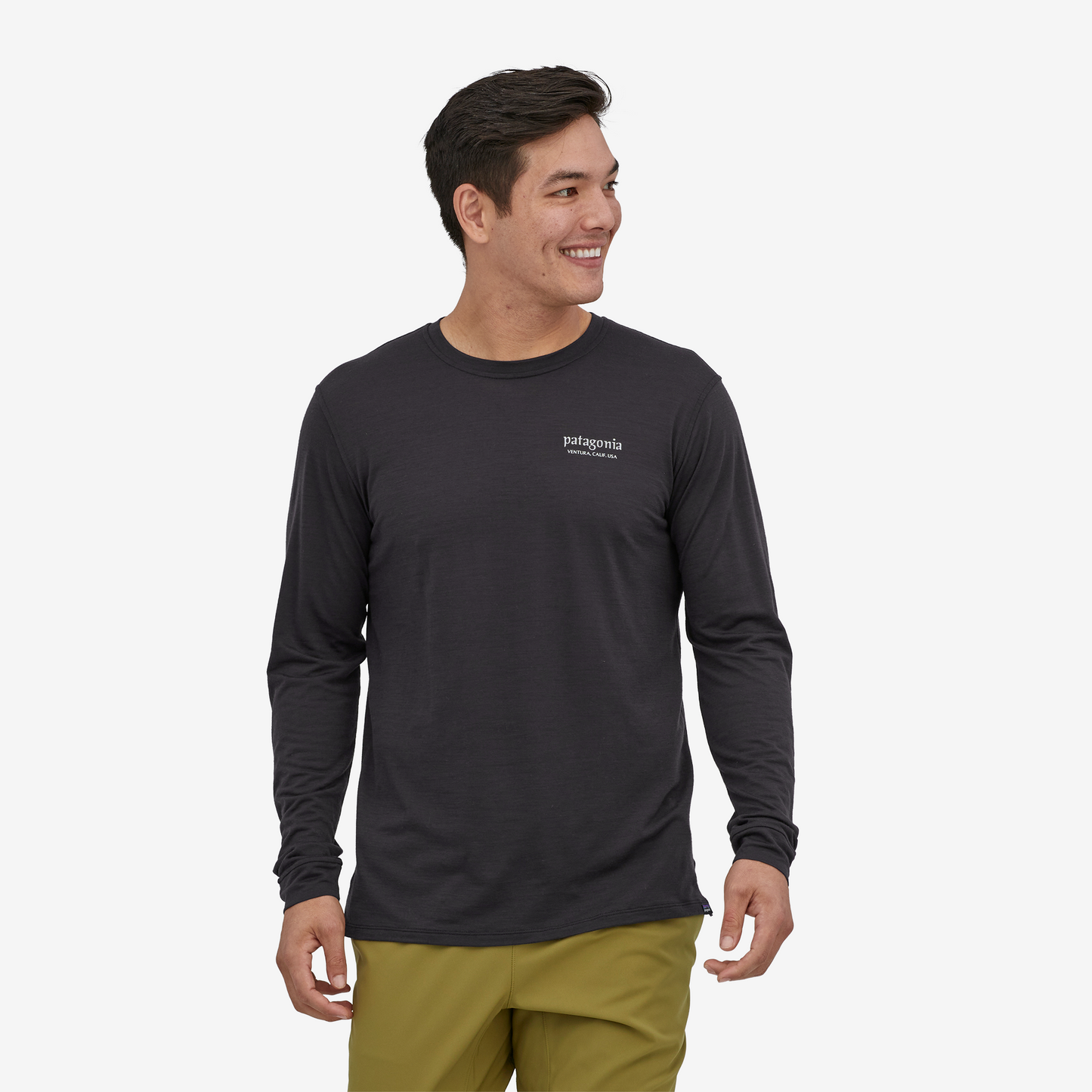 Polo Hombre Capilene® Cool Merino Blend Graphic Shirt