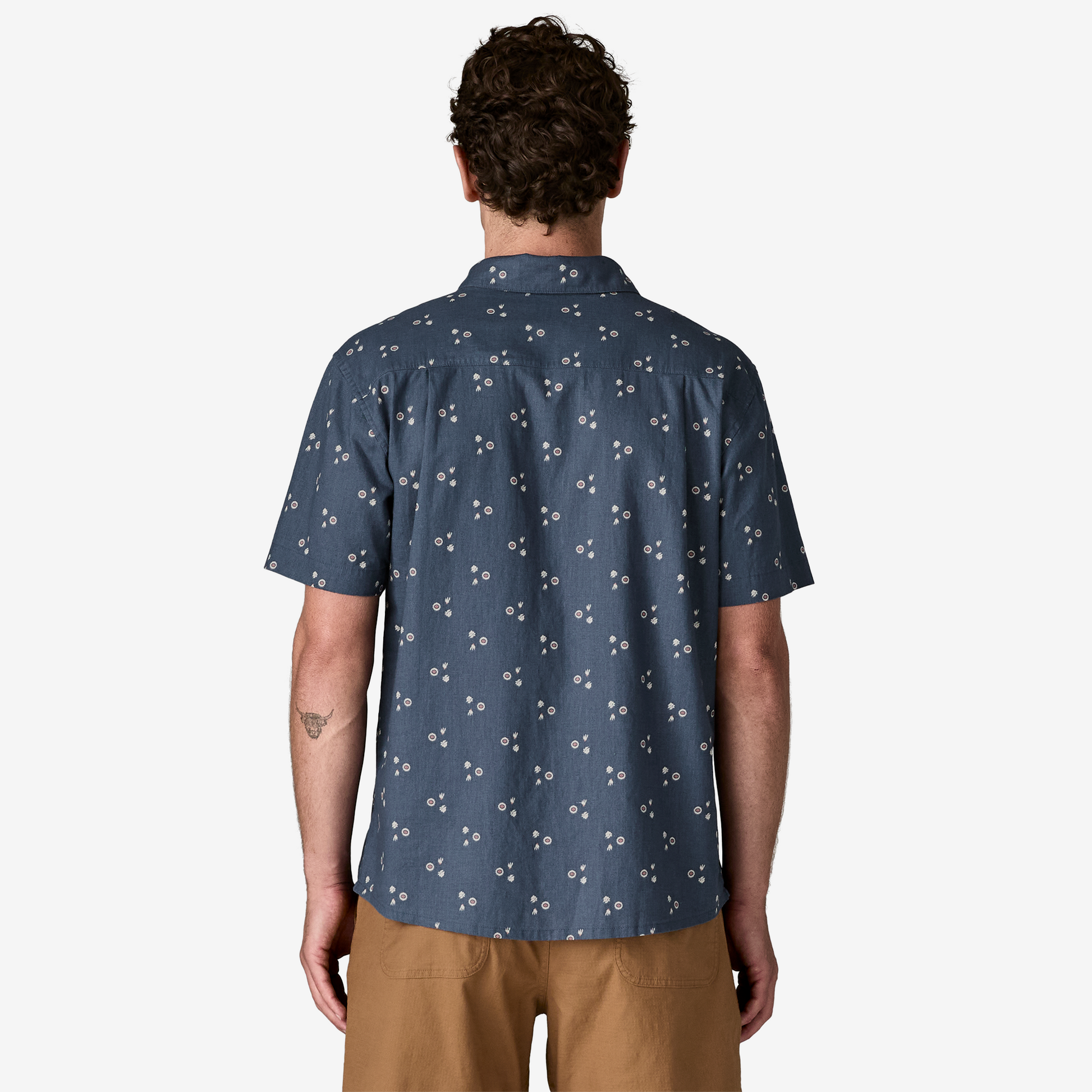 Camisa Manga Corta Hombre M's Back Step Shirt
