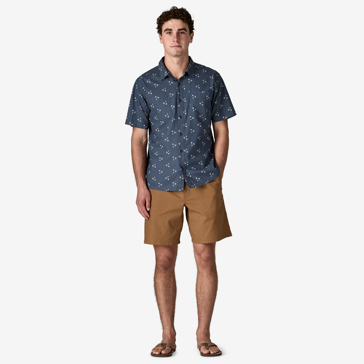 Camisa Manga Corta Hombre M's Back Step Shirt