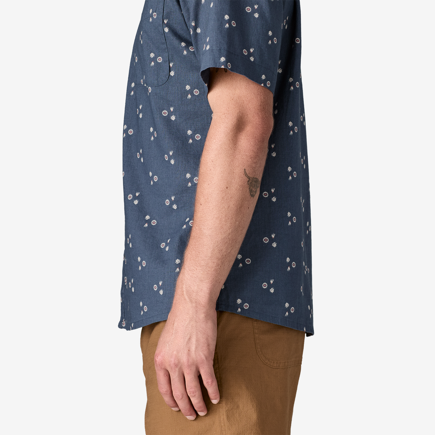 Camisa Manga Corta Hombre M's Back Step Shirt